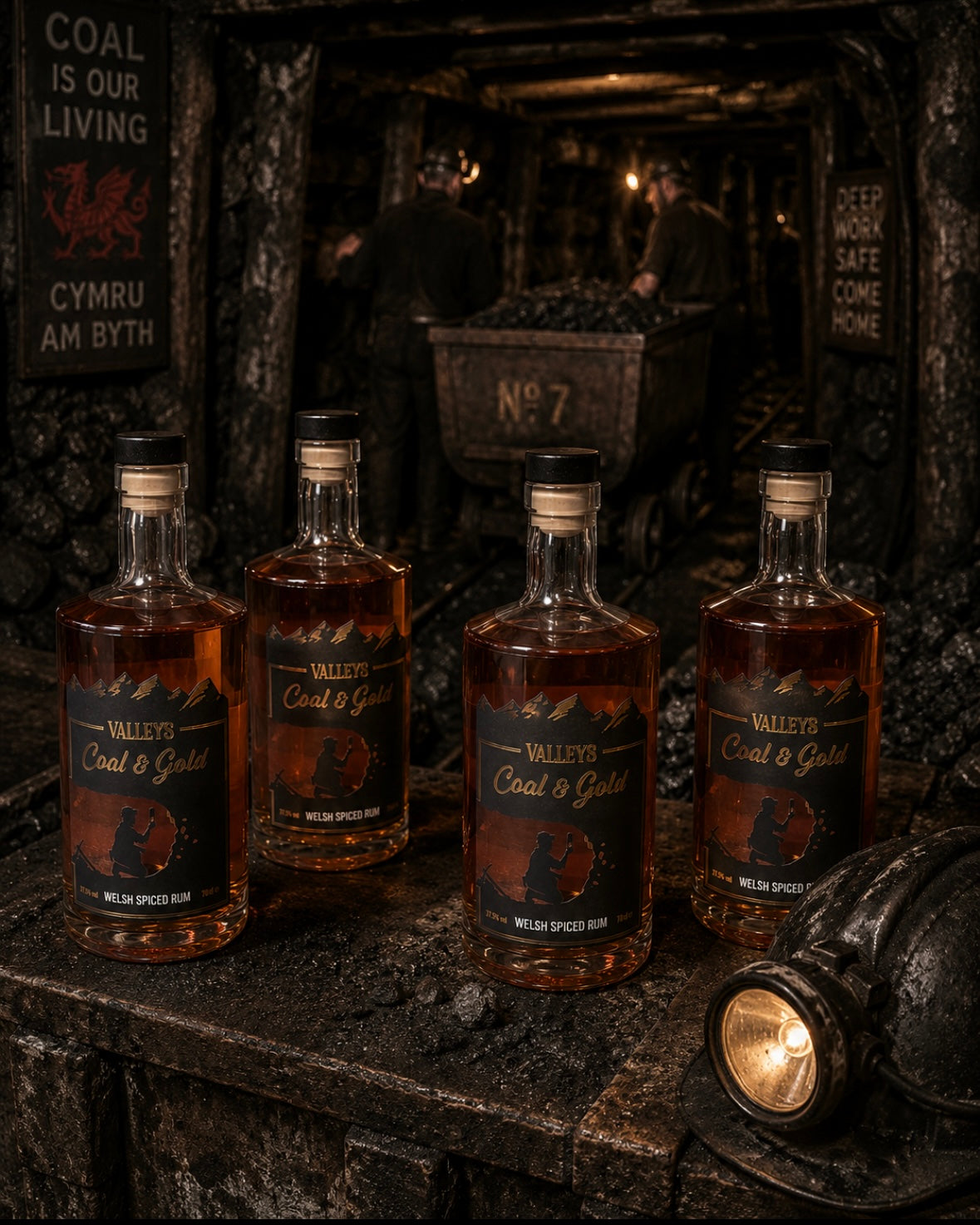 Valleys Coal & Gold Rum